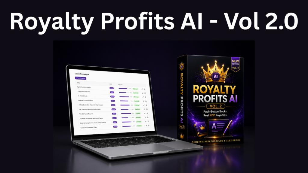 Royalty Profits AI - Vol 2.0 Review: Best KDP Software in 2026?